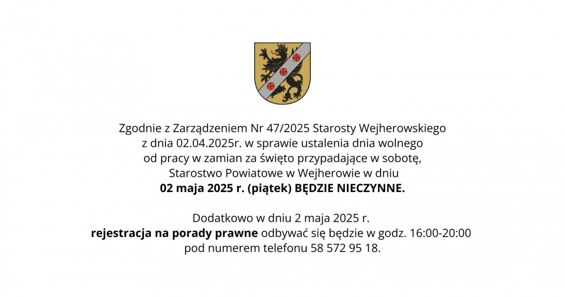 Ważna informacja