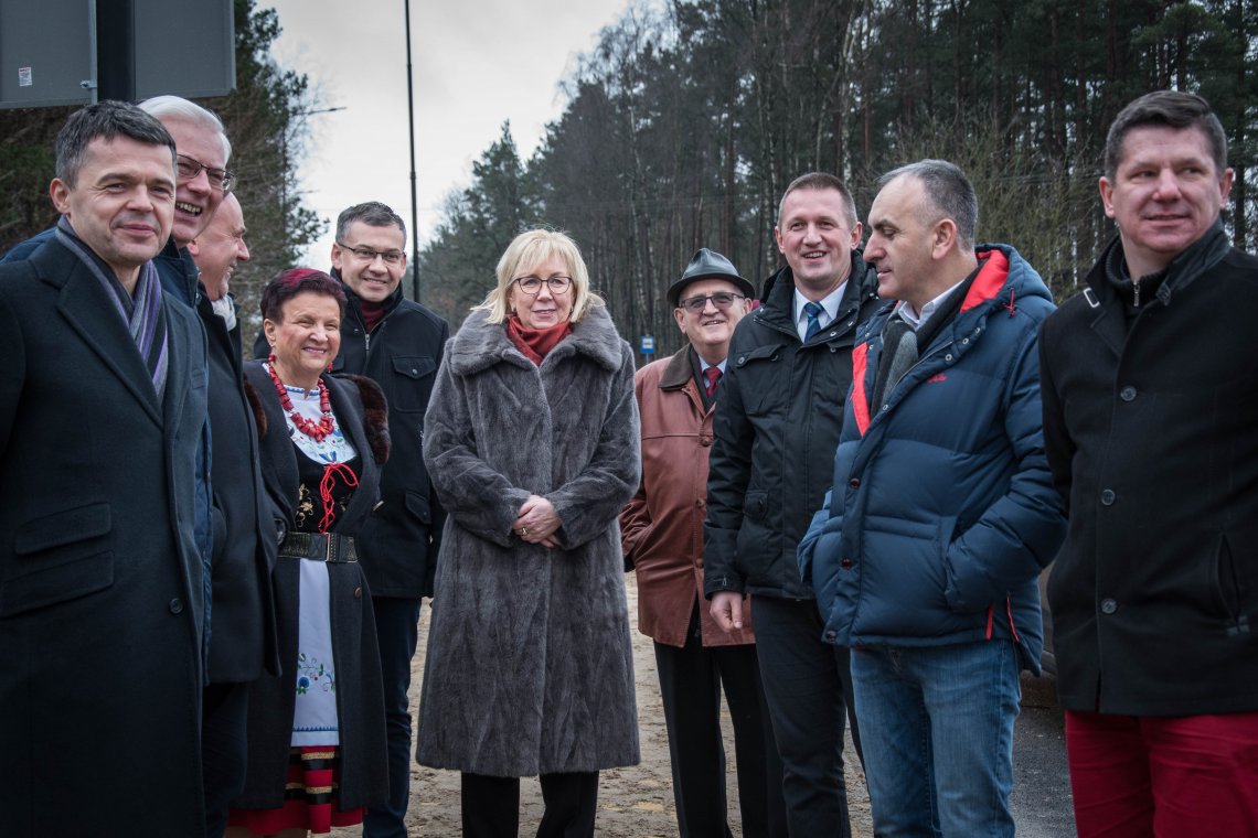 Odbiór ulicy Wilczka w Luzinie po przebudowie 