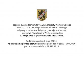 Ważna informacja