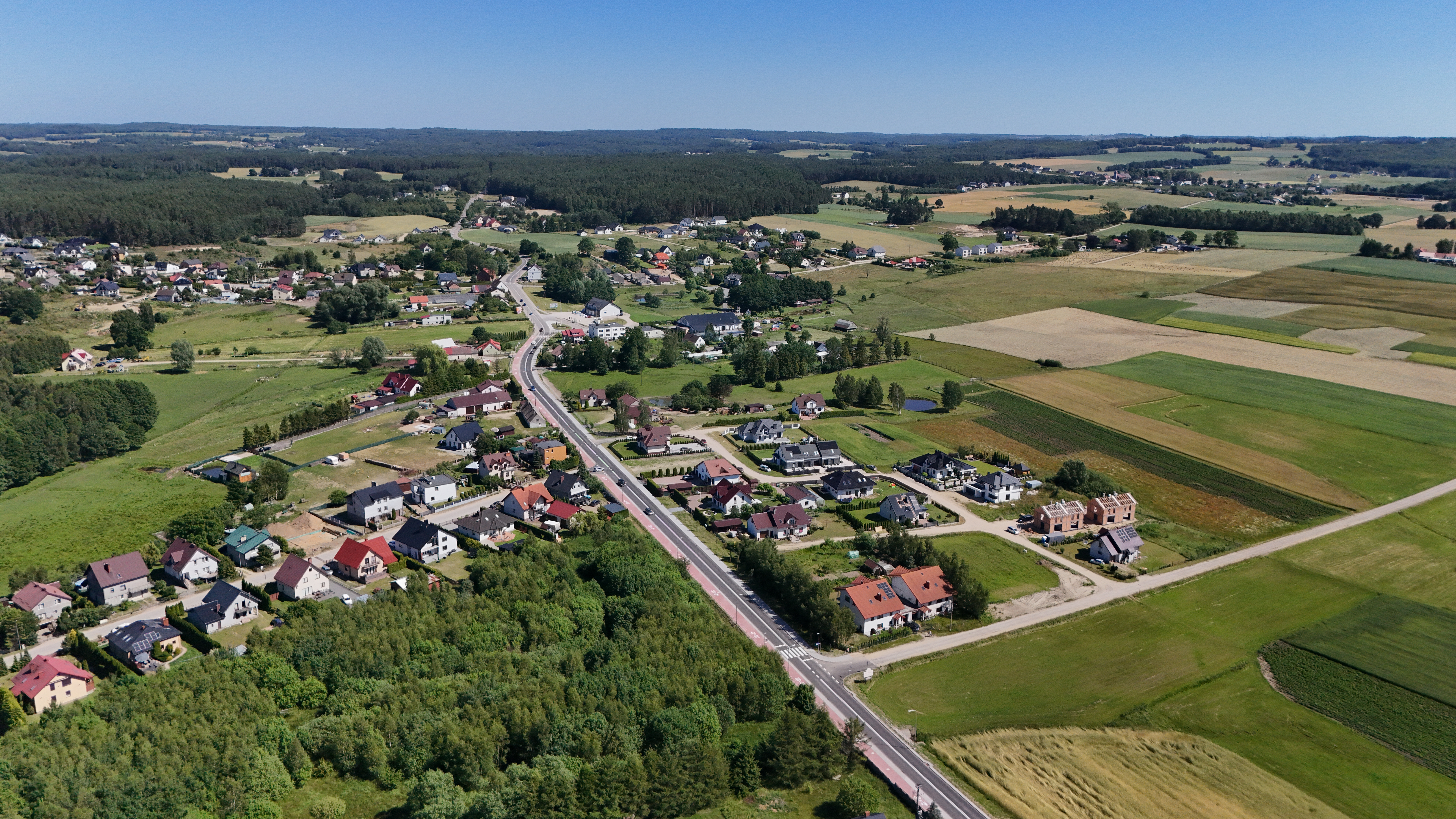 Zakończono II etap rozbudowy drogi powiatowej 1410G na odcinku Luzino–Robakowo